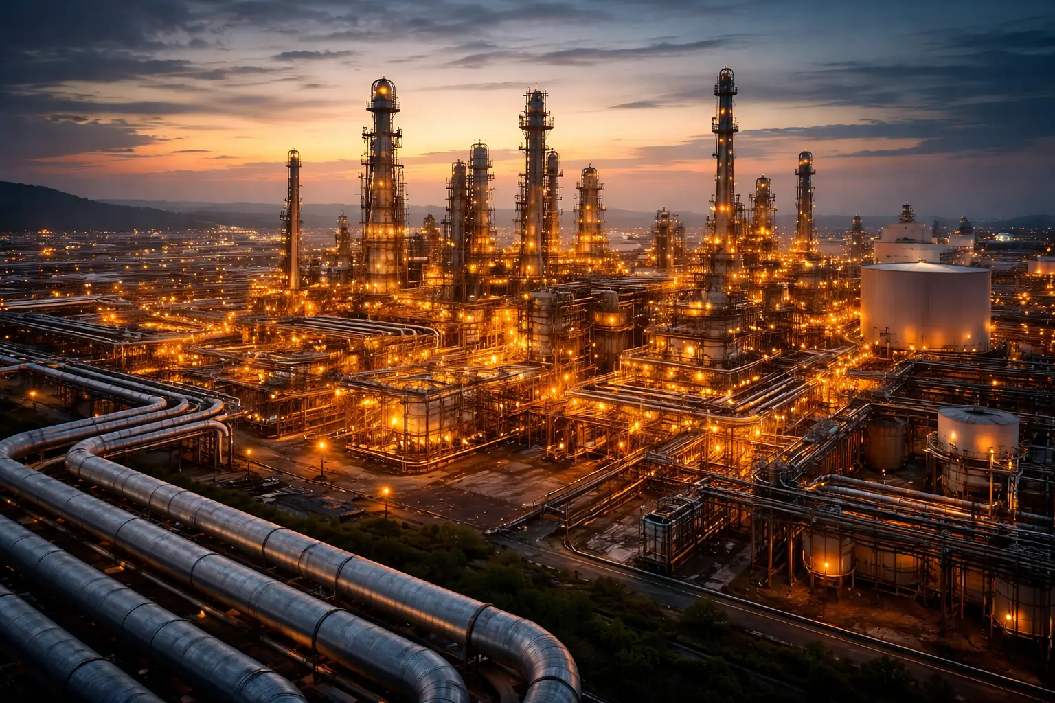 Oil refinery